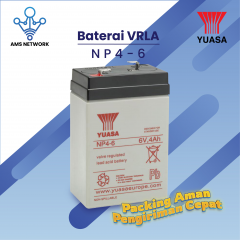 BATTERY AKI UPS VRLA YUASA NP4-6 6V 4AH