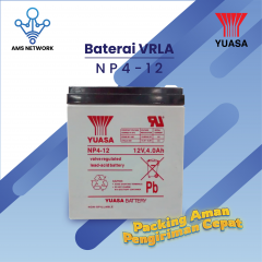 BATTERY AKI UPS VRLA YUASA NP4-12 12V 4AH