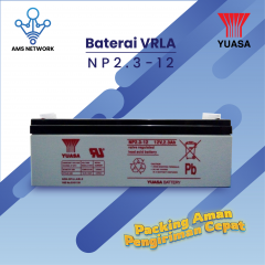 BATTERY AKI UPS VRLA YUASA NP2.3-12 12V 2.3AH