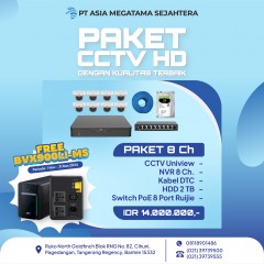 PAKET CCTV HD 8 CHANNEL