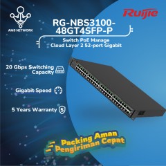 Ruijie RG-NBS3100-48GT4SFP-P Cloud Managed PoE Switch