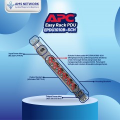 APC Easy pdu EPDU1010B-SCH 6 port schuko