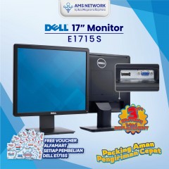 Dell Monitor E1715S Garansi 3 Tahun Ganti Unit Baru