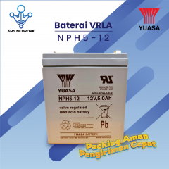 Aki Kering  Accu Yuasa NPH5-12 battery UPS 12V 12 volt 5 AH 5 ampere