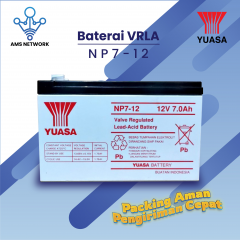 Battery AGM VRLA for UPS YUASA NP7-12 12v 7ah Garansi Resmi (Original)